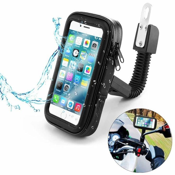 Waterproof Case Motorcycle Mobile Cellphone Stand Phone Holder view 1