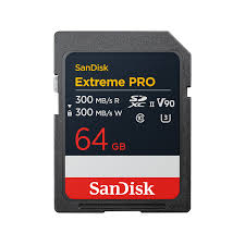 SanDisk Extreme Pro 64GB Memory Card view 1