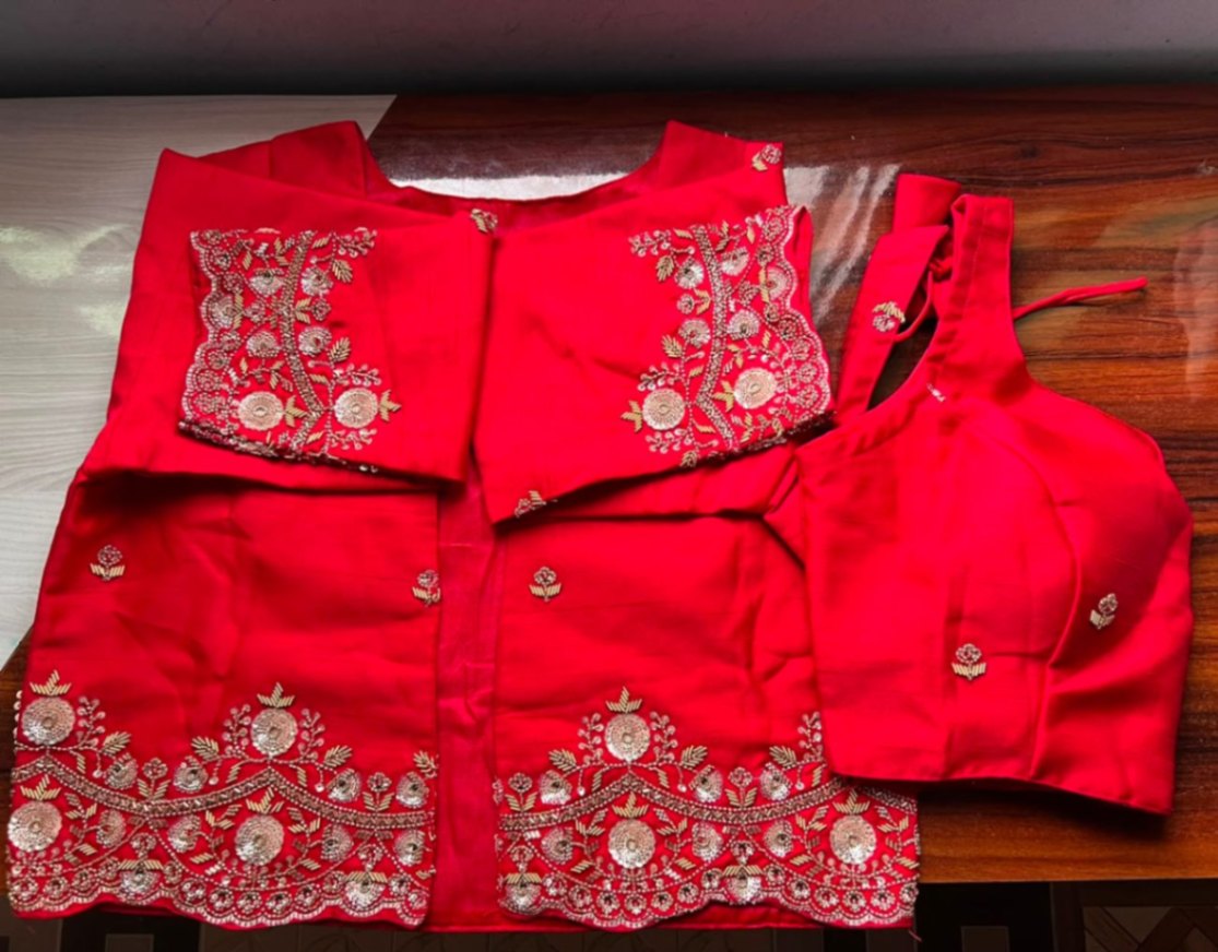 Zardosi Hand Work Blouse with Jacket view 2