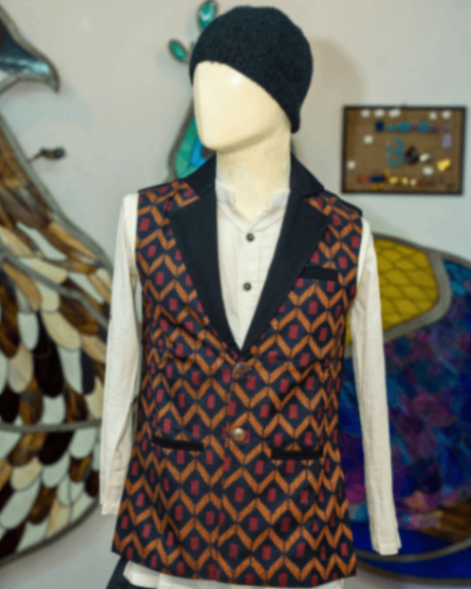 Dhaka Waist Coat (Mens) view 2