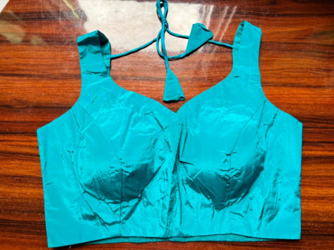 Silk blouse (half sleeves) view 1