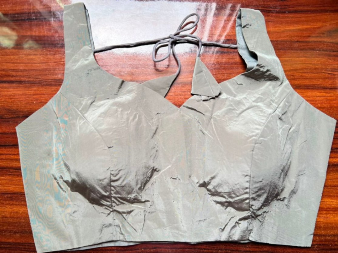 Silk blouse (half sleeves) view 7