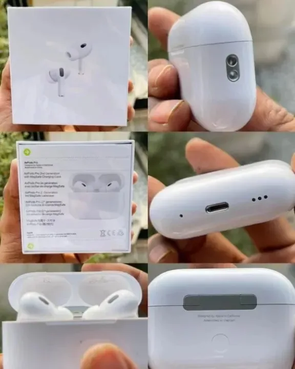 airpods pro 2nd generation with magsafe charging case usb c view 2