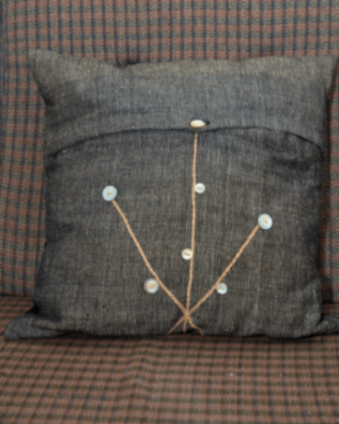 Allo + Cotton Cushion Cover (Hand Embroidery) view 3