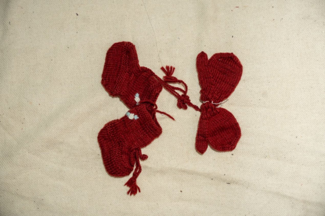 Handmade Wool Baby Gloves & Socks Set