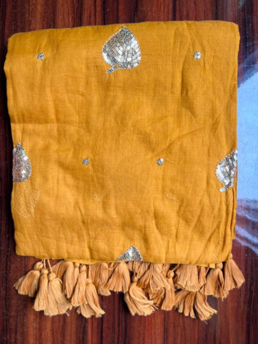 Mul cotton sequence sari view 3