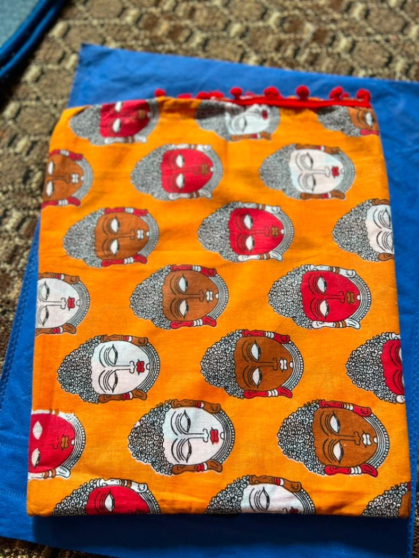Kalamkari Sari view 3