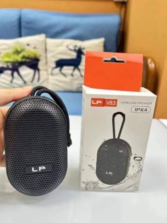 LP V83 IPX4 Waterproof Wireless Good Bass Portable Speaker With FM Radio, TF, Usb view 2