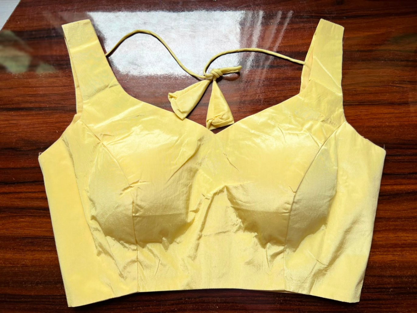Silk blouse (half sleeves) view 8