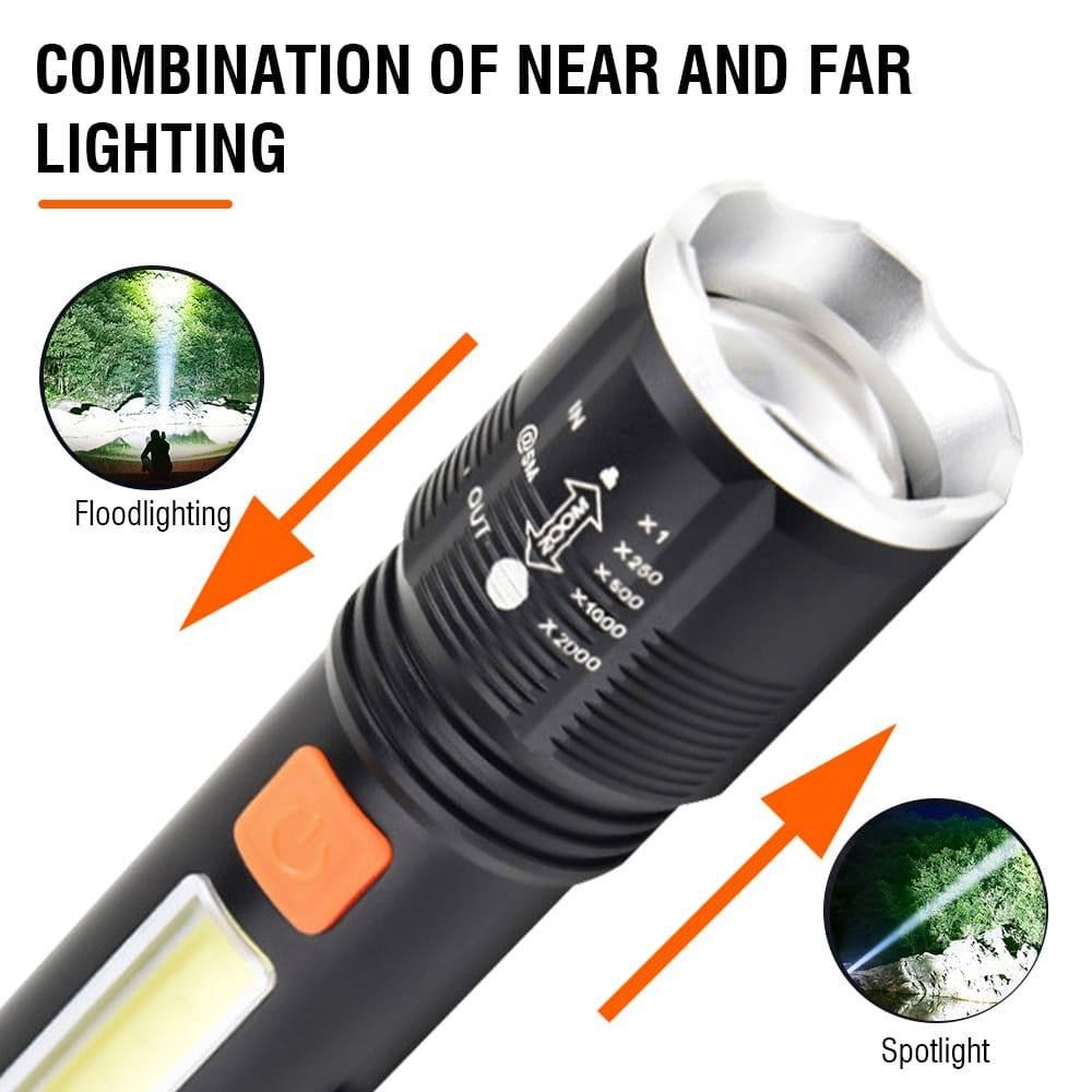 Zoom LED Torch Light - Model XH-P50 view 4