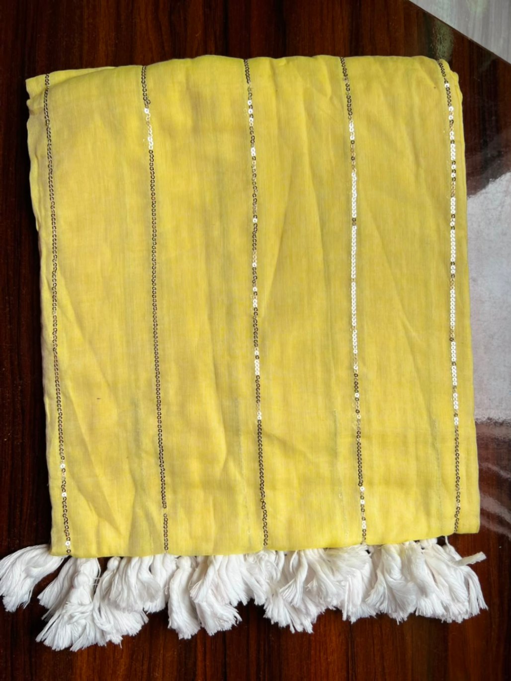 Mul cotton sequence sare view 4