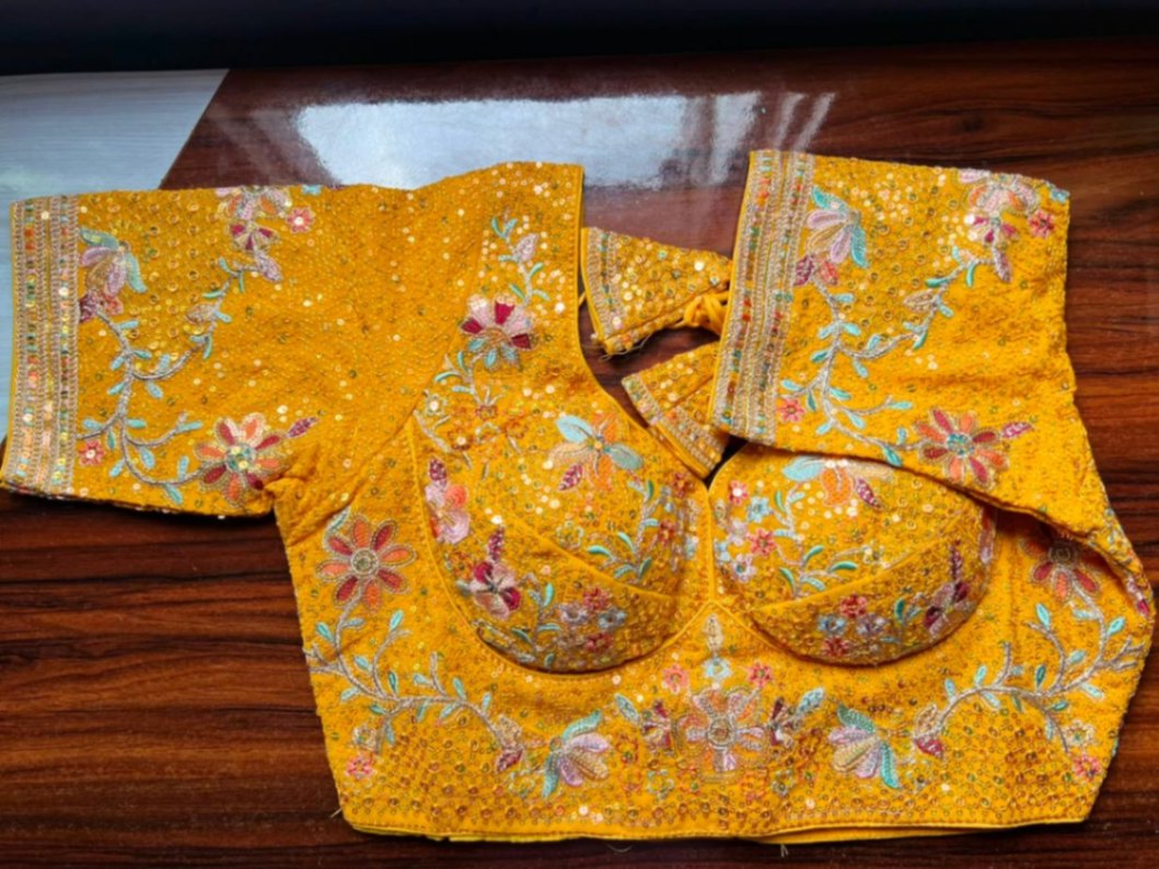 Fox Georgette Embroidery Blouse view 2
