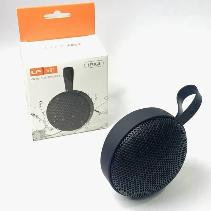 LP-V81 Wireless Blue-tooth IPX4 Waterproof Speaker Portable Active USB TF BT Stereo Bass Sound Speaker With FM Radio view 3