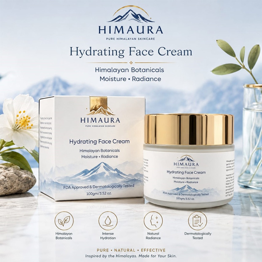 HIMAURA - Hydrating Face Cream