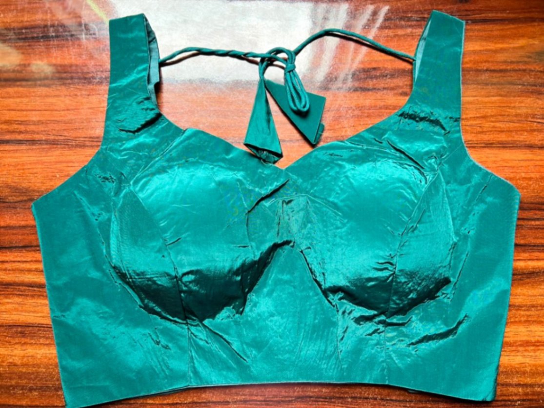 Silk blouse (half sleeves) view 2