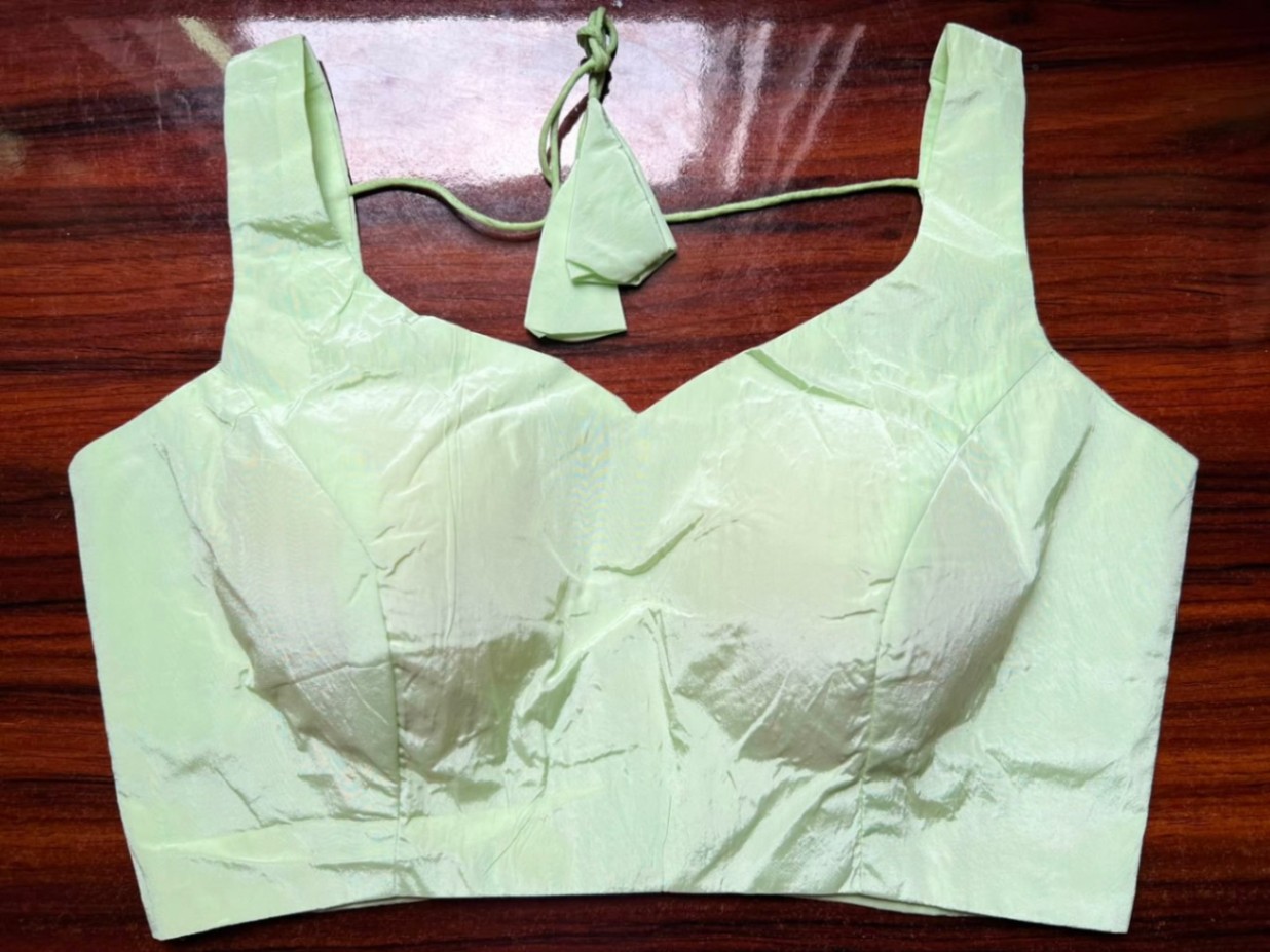 Silk blouse (half sleeves) view 6