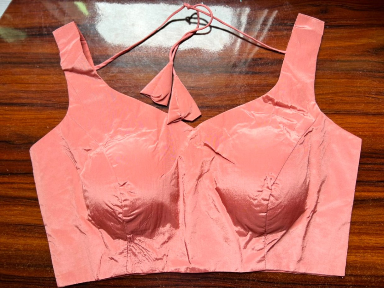 Silk blouse (half sleeves) view 5