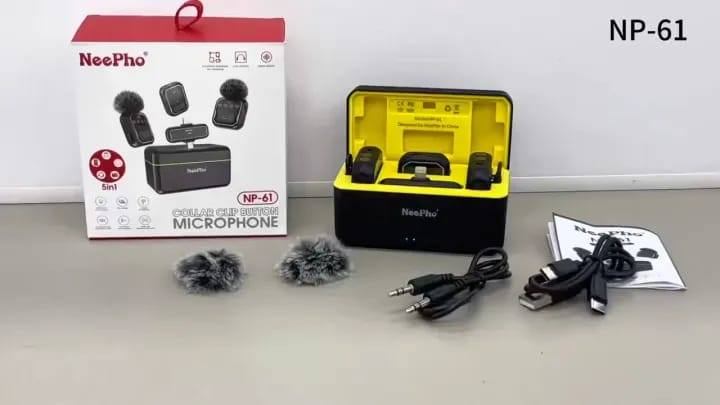 NeePho NP-61 Wireless Microphone For Type-C & iPhone - PST view 2