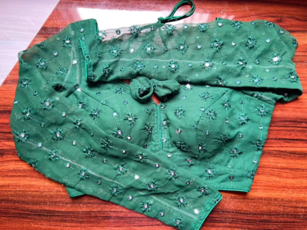 Gorgett Embroidery Blouse view 3