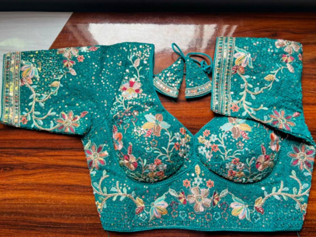 Fox Georgette Embroidery Blouse view 1