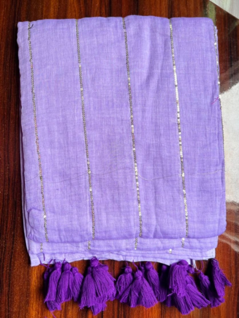 Mul cotton sequence sare view 5