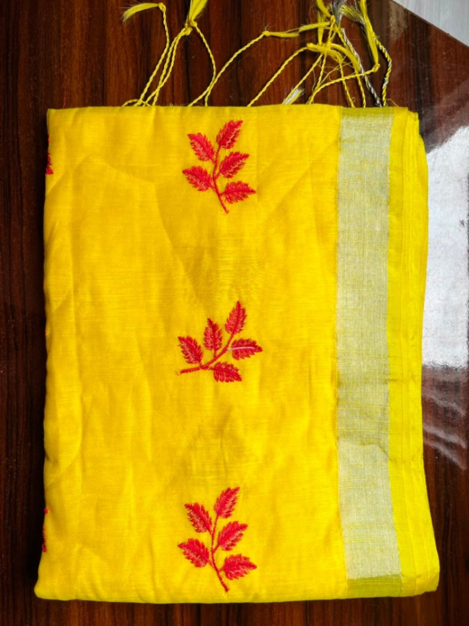 Selab Cotton Saree in soft cotton fabric for elegant everyday wear.