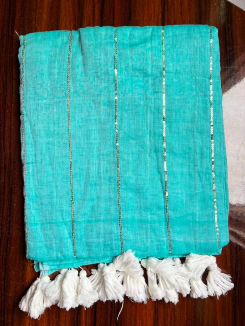 Mul cotton sequence sare view 2