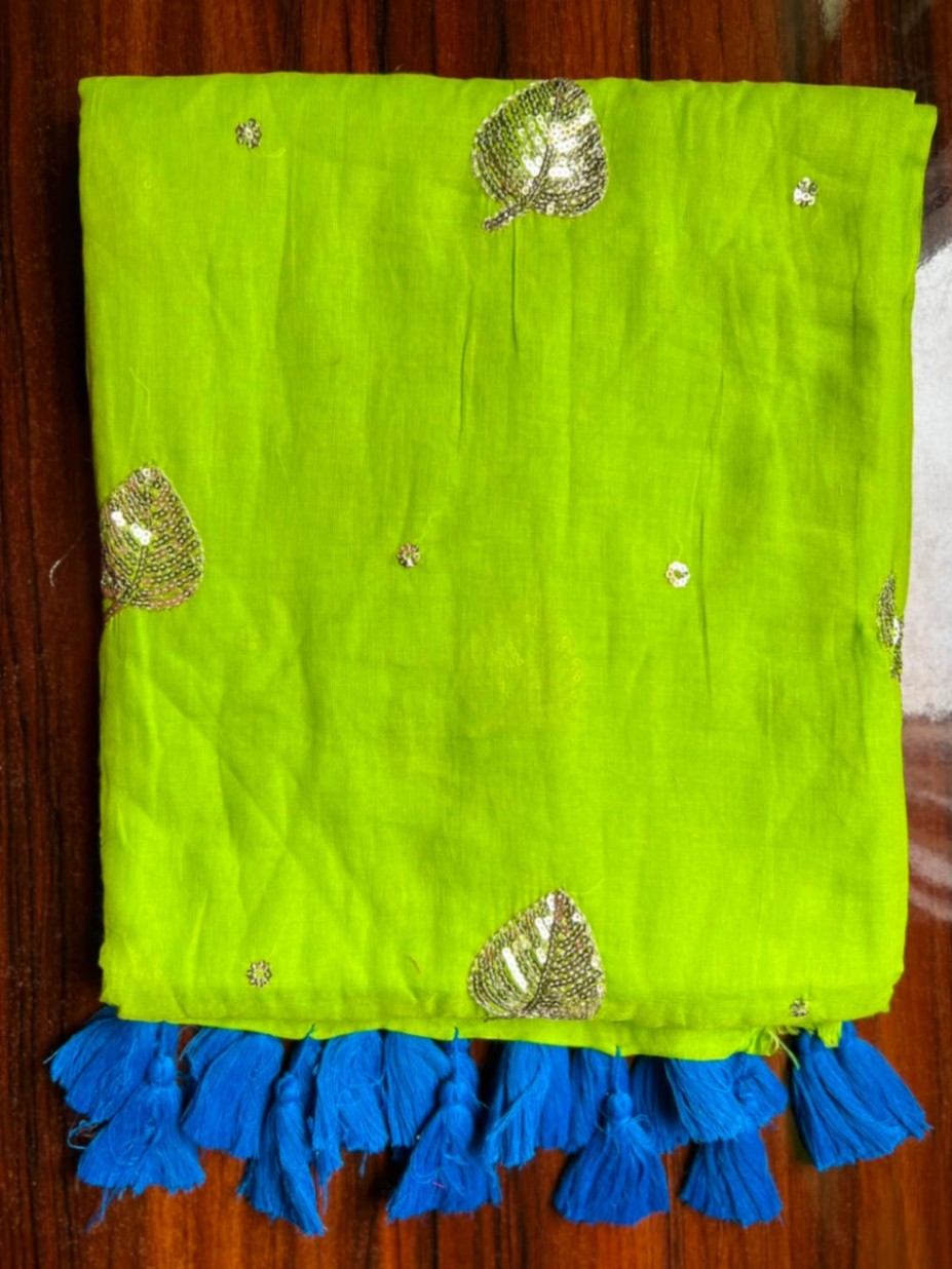 Mul cotton sequence sari view 2