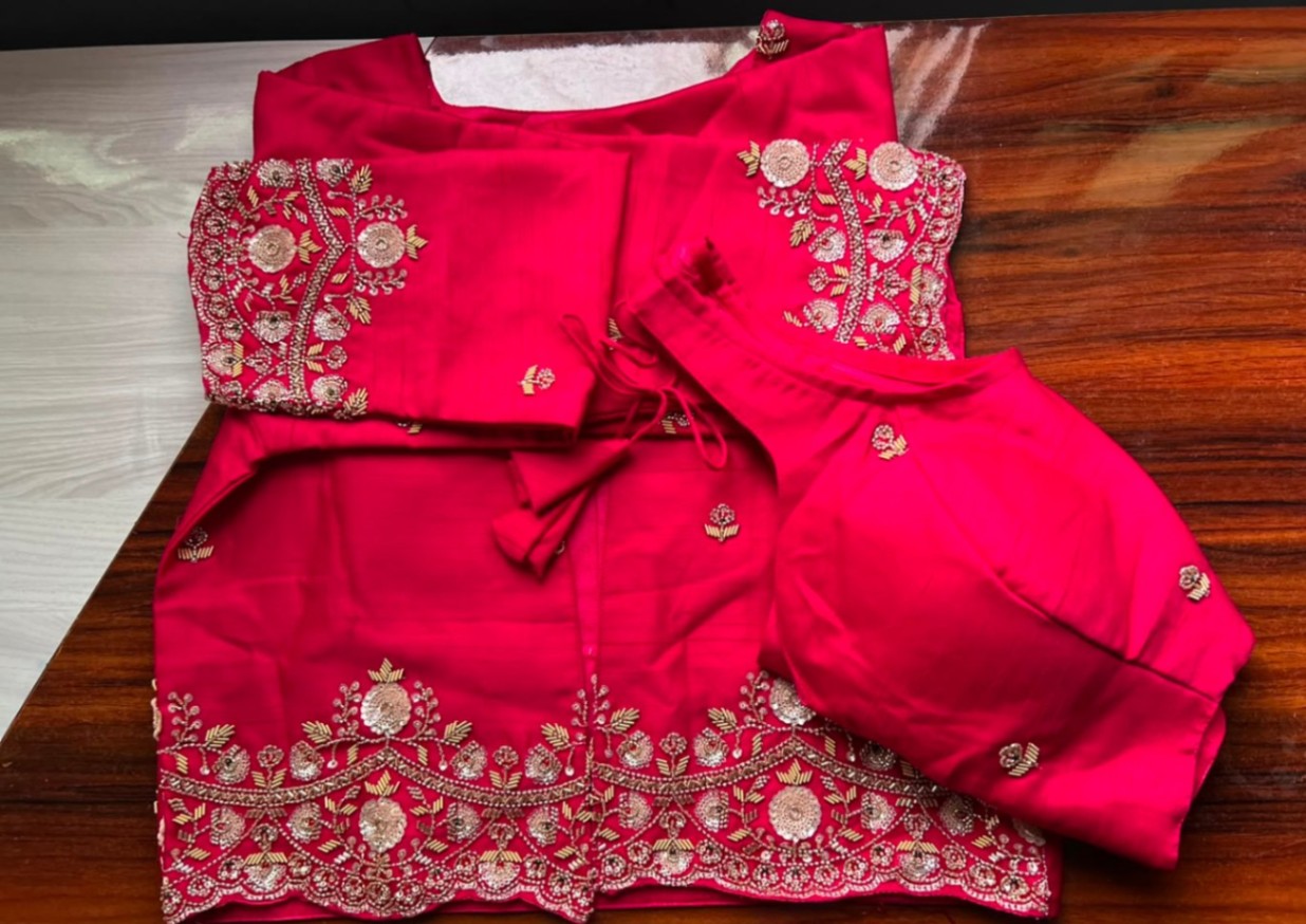 Zardosi Hand Work Blouse with Jacket view 1