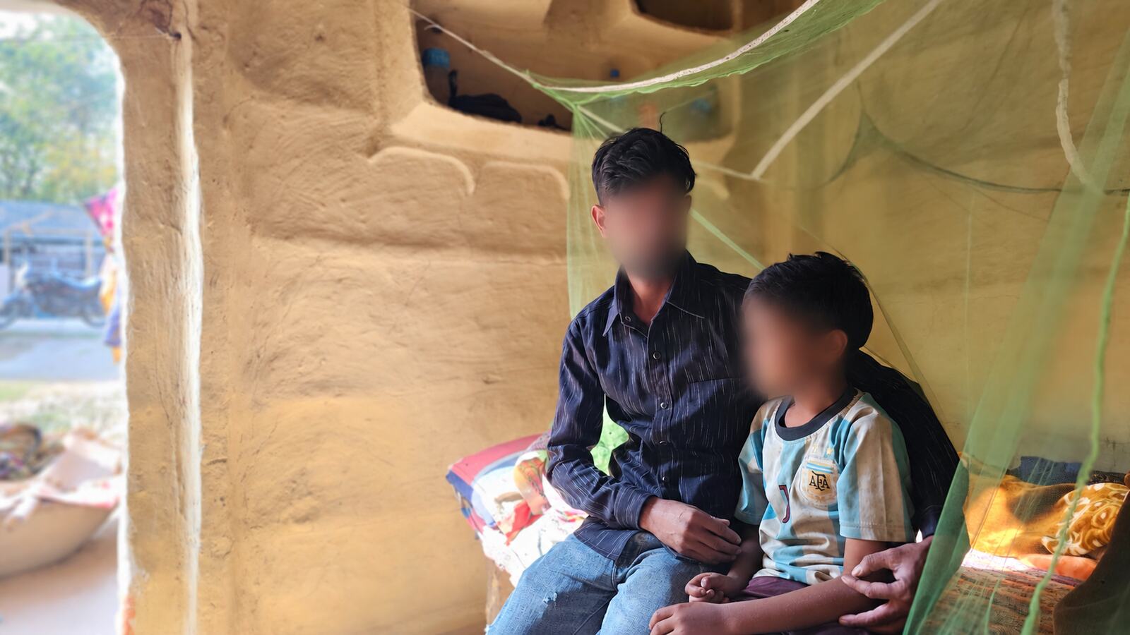 Privacy-protected vulnerable family receiving assessed support in Nepal