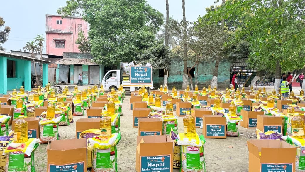 Prepared Ramadan food packages for community distribution