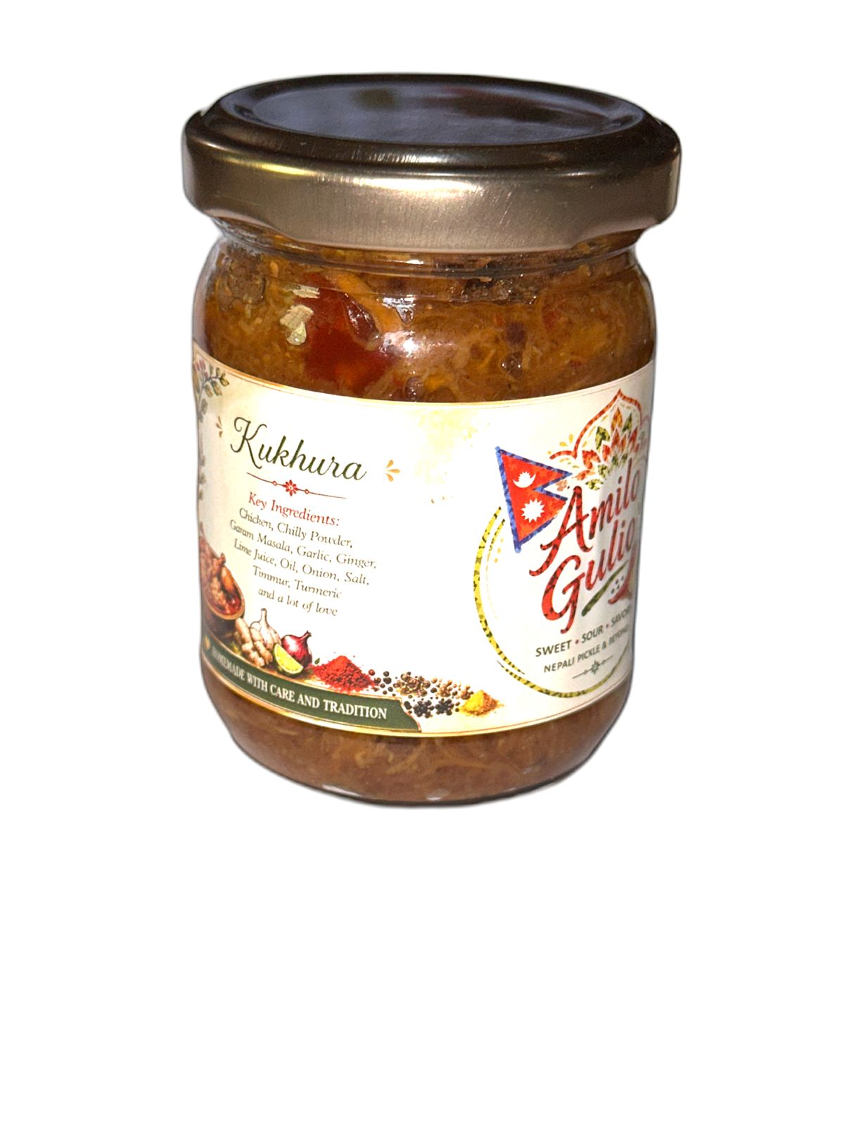 Kukhura (⁠Chicken) ko Achaar (120 gm Small Jar)